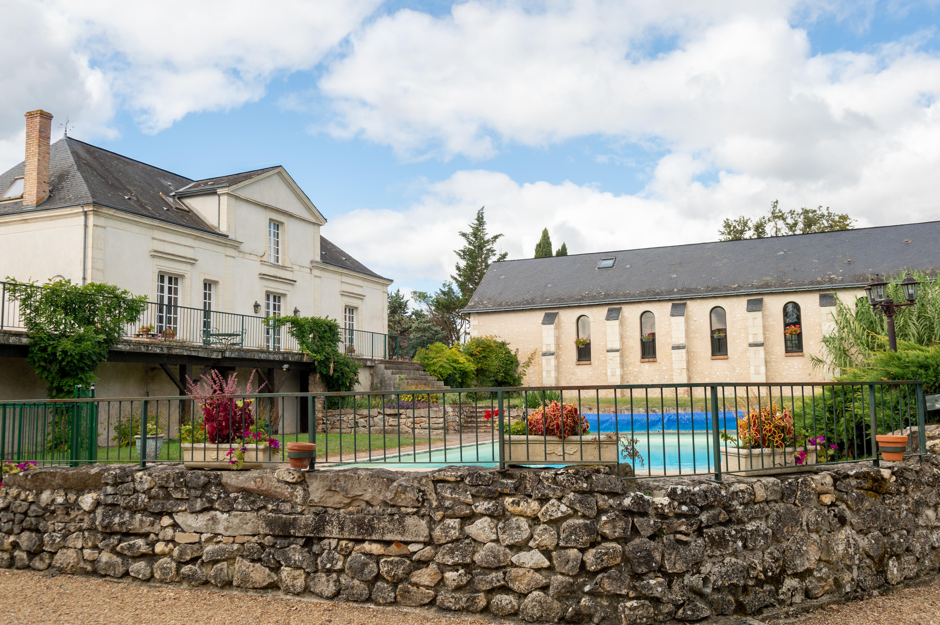 Domaine De La Courbe Hotel Le Lude ภายนอก รูปภาพ