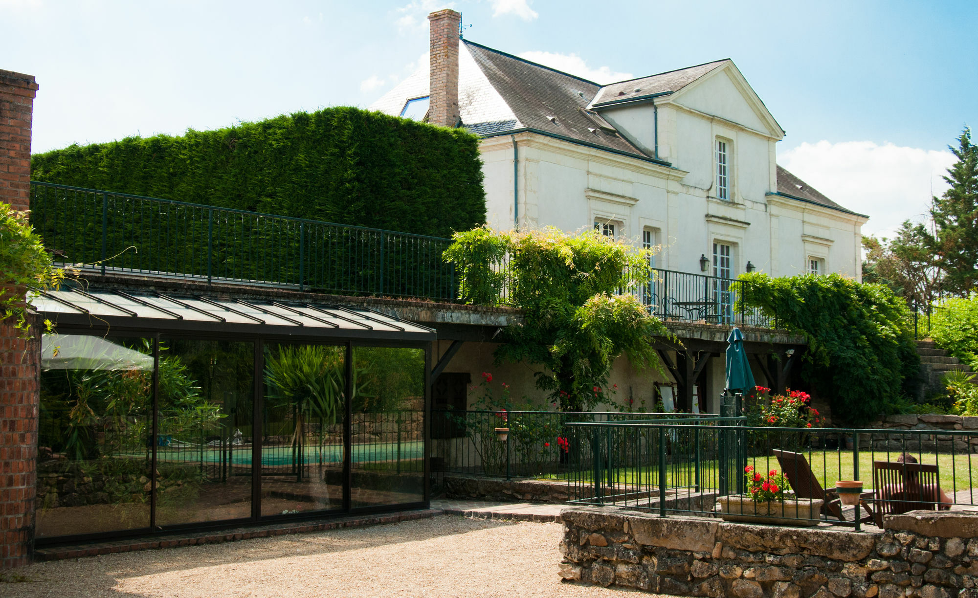 Domaine De La Courbe Hotel Le Lude ภายนอก รูปภาพ
